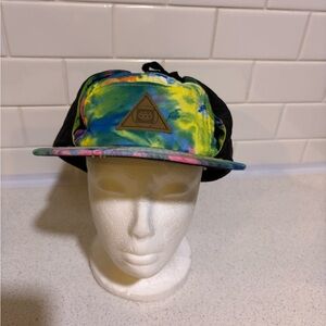 686 Men’s Adventure Dog Ear 5 Panel Hat Tie Dye One Size Ski Snowboard Warm